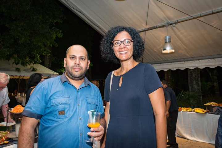 Imrane Moullan, chargé de mission Région Réunion, et Nathalie Bassire, vice-présidente de la Région Imrane Moullan, chargé de mission Région Réunion, et Nathalie Bassire, vice-présidente de la Région