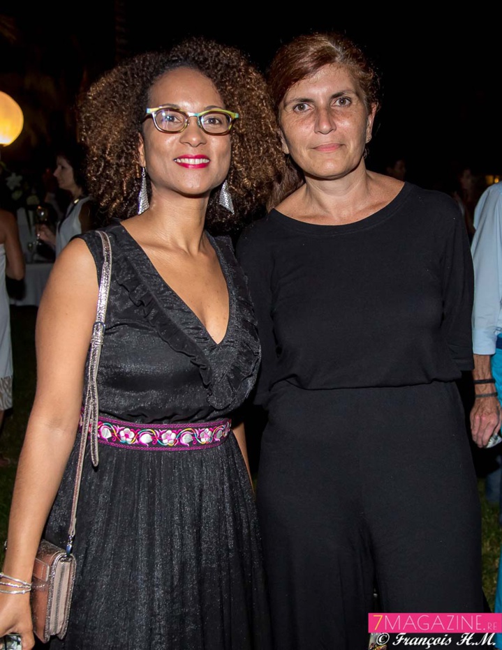 Géraldine Drula, directrice communication Orange Réunion Mayotte, et Mireille Hélou Géraldine Drula, directrice communication Orange Réunion Mayotte, et Mireille Hélou
