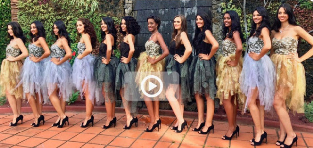 Vidéo :  les candidates Miss Réunion 2017