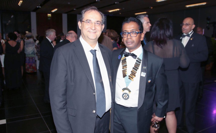 Stéphane Fouassin, président de l'IRT et maire de Salazie, et Dominique Pota Stéphane Fouassin, président de l'IRT et maire de Salazie, et Dominique Pota