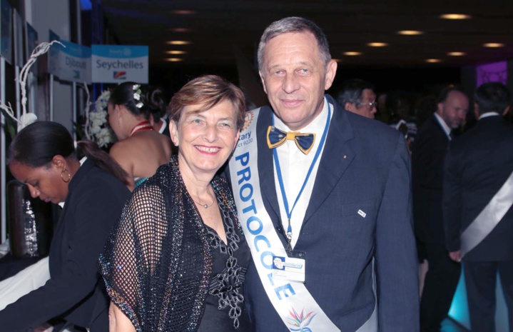 Charles Fischer, secrétaire de la Conférence, et son épouse Joëlle