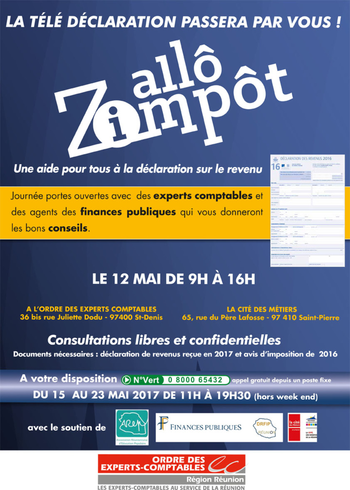 Allô Zimpôt: Une opération pour aider à la télédéclaration fiscale Allô Zimpôt: Une opération pour aider à la télédéclaration fiscale