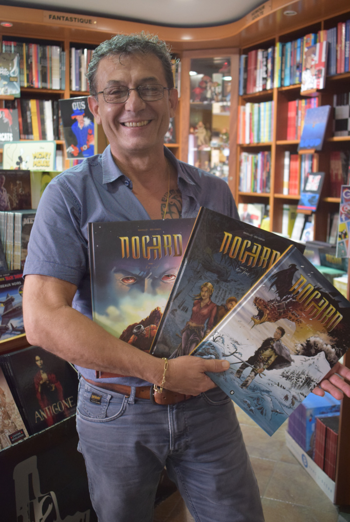 Jean-Luc Schneider, un éditeur heureux sans son antre "Le Repaire de la murène" à Saint-Denis Jean-Luc Schneider, un éditeur heureux sans son antre "Le Repaire de la murène" à Saint-Denis