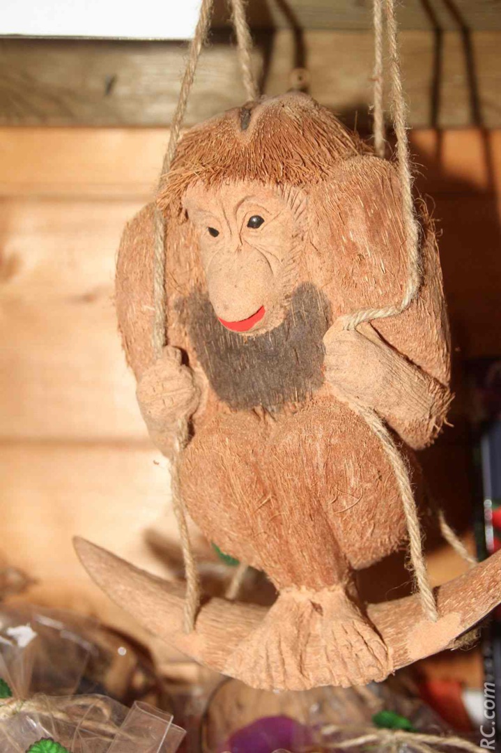 Le petit singe de la boutique vous salue bien Le petit singe de la boutique vous salue bien