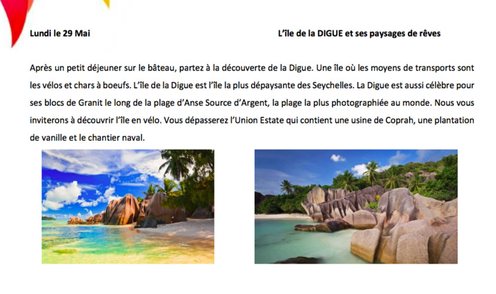 Notre gagnante Seychelles prête à s'envoler Notre gagnante Seychelles prête à s'envoler