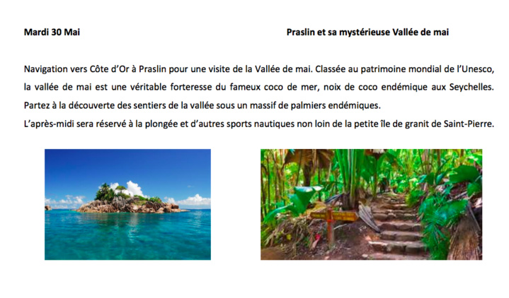 Notre gagnante Seychelles prête à s'envoler Notre gagnante Seychelles prête à s'envoler