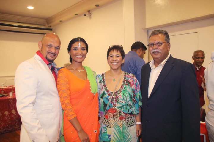 Pierre Nice, Florence Cataye, Liliane Bossi, et Selvam Chanemougame Pierre Nice, Florence Cataye, Liliane Bossi, et Selvam Chanemougame