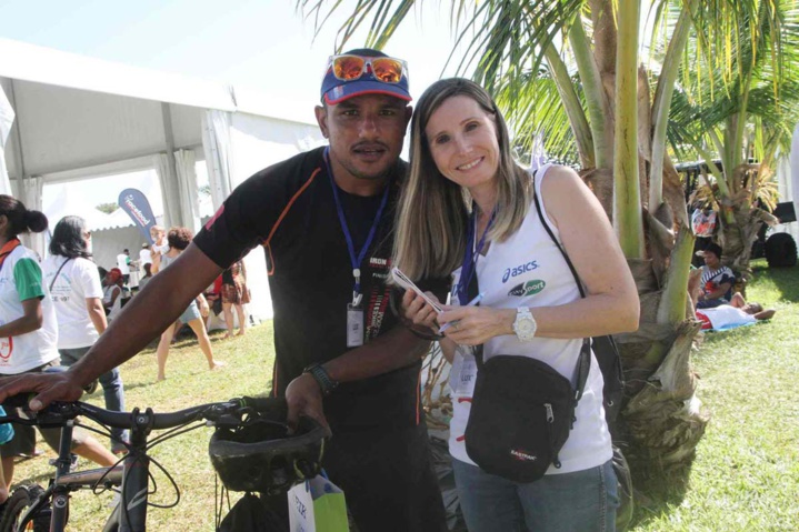 Armand Sautron et Tatiana Loumeau de l'équipe d'organisation Armand Sautron et Tatiana Loumeau de l'équipe d'organisation