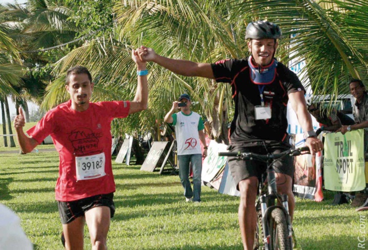 L'arrivée victorieuse de Raymond Fontaine sur les 15km L'arrivée victorieuse de Raymond Fontaine sur les 15km