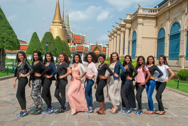 Les candidates Miss Réunion 2017 en Thaïlande Les candidates Miss Réunion 2017 en Thaïlande