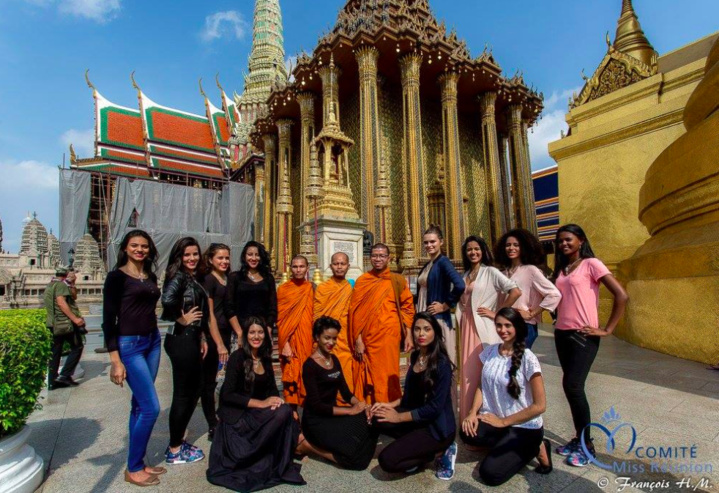 Les candidates Miss Réunion 2017 en Thaïlande Les candidates Miss Réunion 2017 en Thaïlande