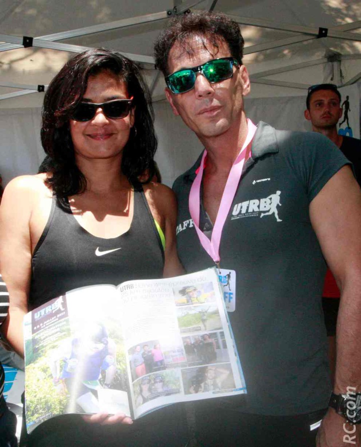 Arianne Bellepeau-Devienne et Chris Hamer, organisateurs de l'UTRB y ont trouvé leur compte Arianne Bellepeau-Devienne et Chris Hamer, organisateurs de l'UTRB y ont trouvé leur compte