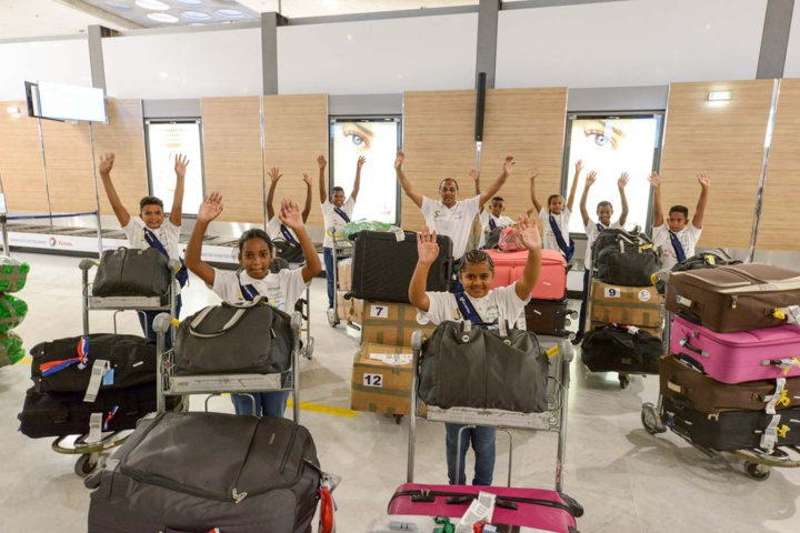 Arrivée à Roissy par le vol Air Austral Arrivée à Roissy par le vol Air Austral