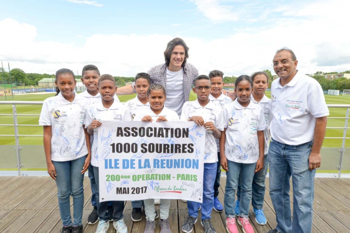 Avec Edison Cavani Avec Edison Cavani
