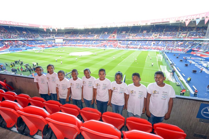 Au Parc des Princes avant le match PSG/Caen Au Parc des Princes avant le match PSG/Caen