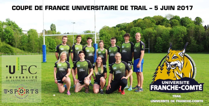 Une fière équipe de Franche-Comté au départ à Halte-Là