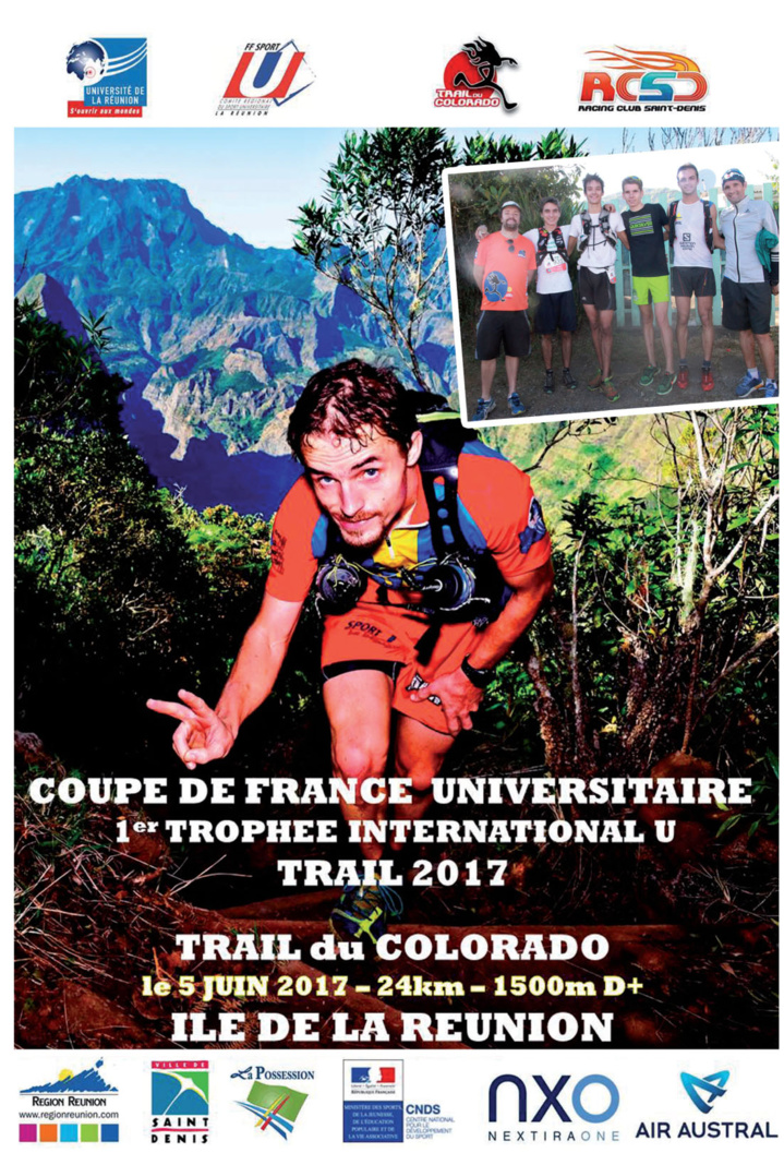 Championnat de France Universitaire et Trophée International de trail 2017 : La Réunion terre d'accueil
