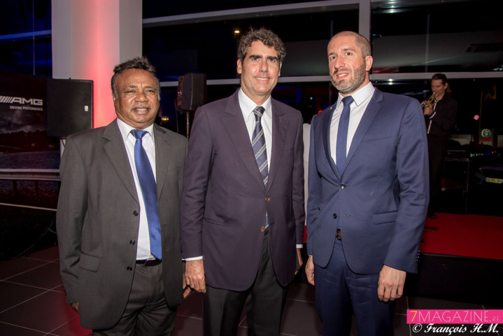 Armon Coupou, Nicolas Assier de Pompignan, directeur GBH, et Hubert Mardon Armon Coupou, Nicolas Assier de Pompignan, directeur GBH, et Hubert Mardon