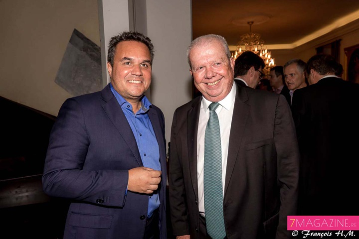 Didier Robert et Michel Vergoz, sénateur-maire de Sainte-Rose Didier Robert et Michel Vergoz, sénateur-maire de Sainte-Rose