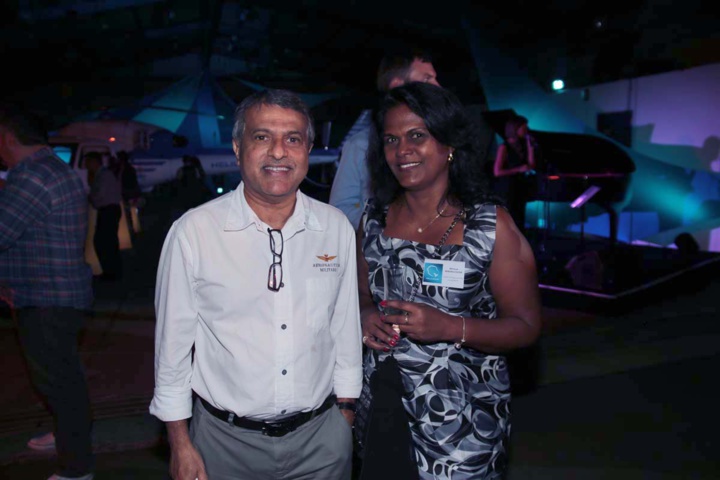 Younous Ravate, consul honoraire de Maurice, et Mimose Miraraboutin Younous Ravate, consul honoraire de Maurice, et Mimose Miraraboutin