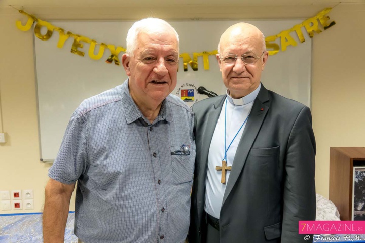 Maurice Cérisola et Monseigneur Aubry Maurice Cérisola et Monseigneur Aubry