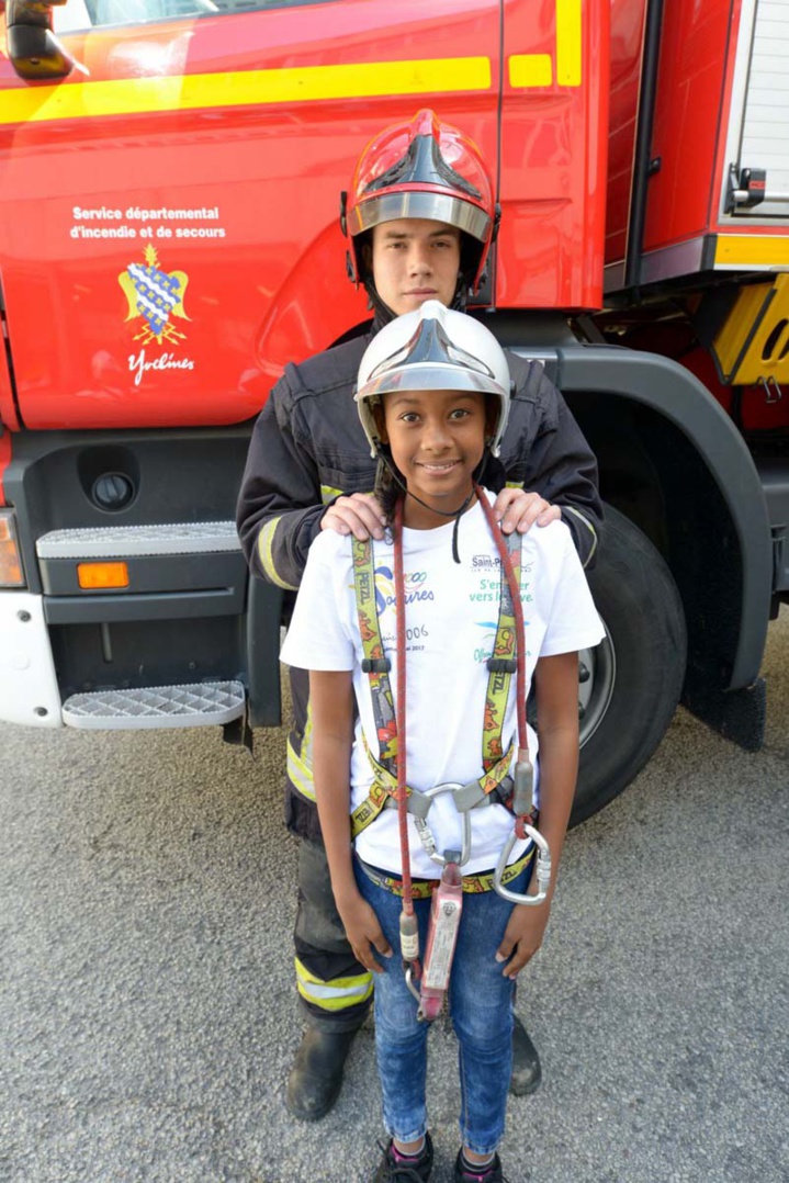 Avec les sapeurs-pompiers de Versailles