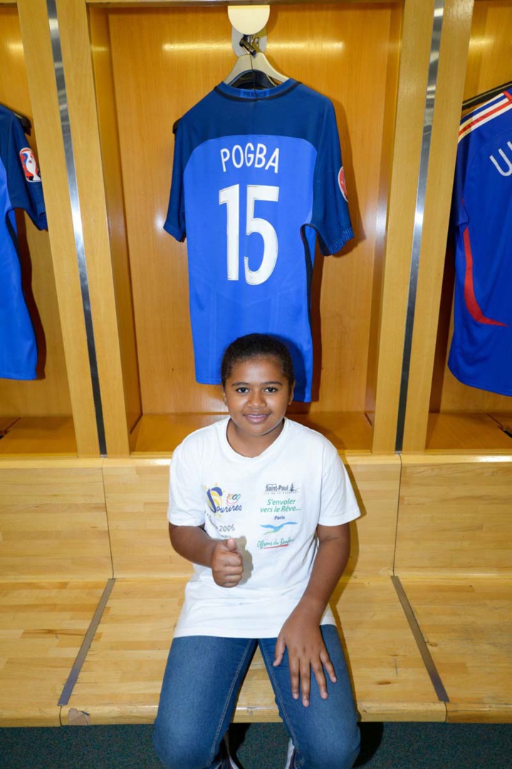 Dans les vestiaires de l'équipe de France à Clairefontaine