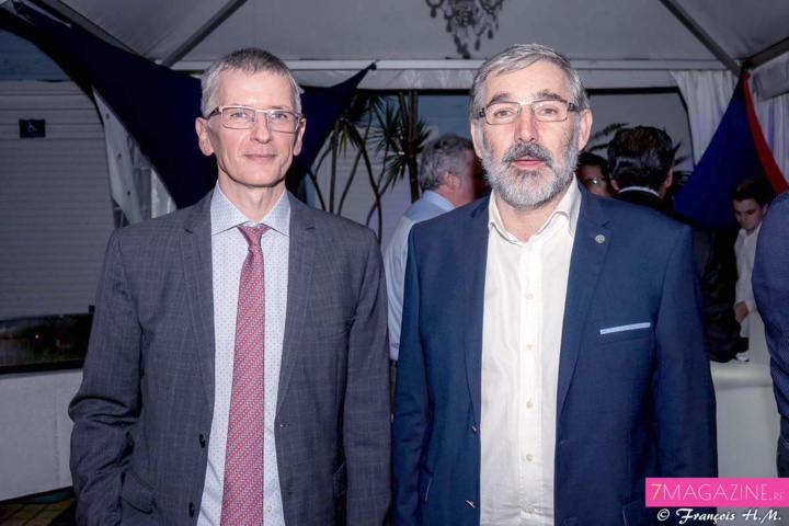 Hervé Maziau, directeur général Engen Réunion et Eric Wuillai, directeur général CBO Territoria Hervé Maziau, directeur général Engen Réunion et Eric Wuillai, directeur général CBO Territoria