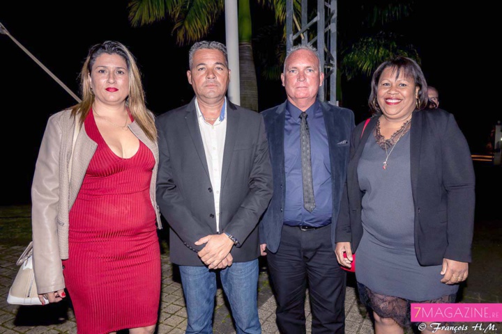 Philippe Payet et Patrick Marcou de la société ETP et leurs épouses Philippe Payet et Patrick Marcou de la société ETP et leurs épouses