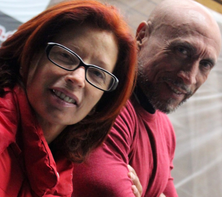 Son épouse Line, toujours à ses côtés, dans les bons comme les mauvais moments