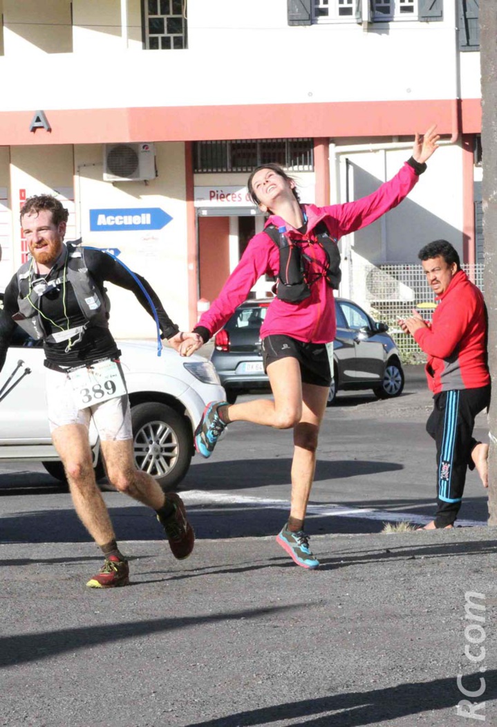 Coralie a sauté de joie à l'arrivée Coralie a sauté de joie à l'arrivée