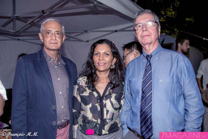Noor Akhoun, Cyrille et René Barrieu Noor Akhoun, Cyrille et René Barrieu