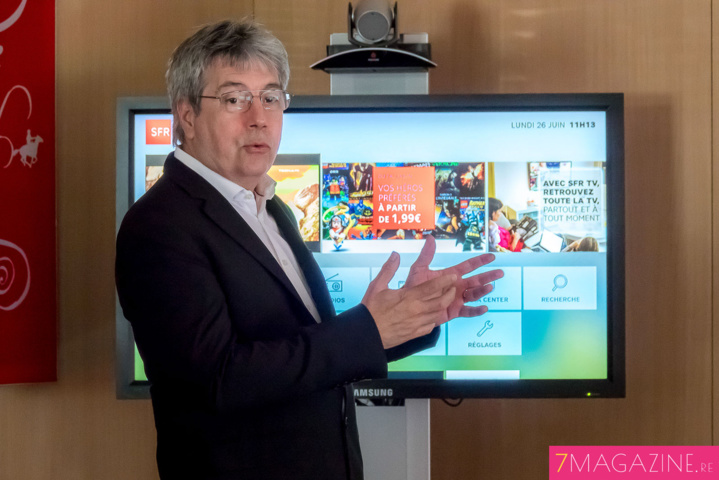 Patrick Josset, directeur général adjoint de SFR Réunion
