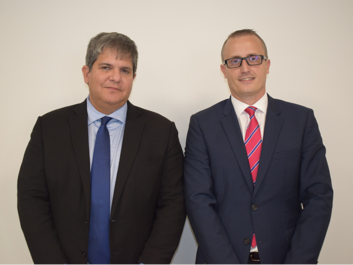 Eric Leal, PDG du Groupe Leal, et Philippe-Alexandre Rebboah, directeur général de Leal Réunion