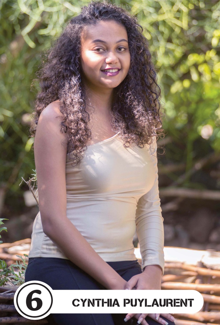 Cynthia Puylaurent, 17 ans, de Villèle Cynthia Puylaurent, 17 ans, de Villèle