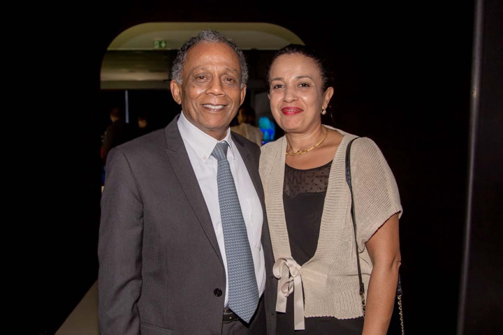Gilbert Annette, maire de Saint-Denis, et sa compagne Gilbert Annette, maire de Saint-Denis, et sa compagne