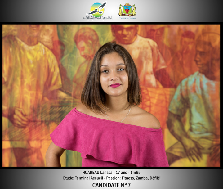 Les 8 candidates Miss Ville du Tampon 2017 Les 8 candidates Miss Ville du Tampon 2017