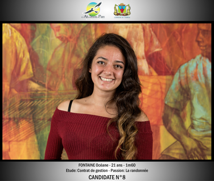 Les 8 candidates Miss Ville du Tampon 2017 Les 8 candidates Miss Ville du Tampon 2017