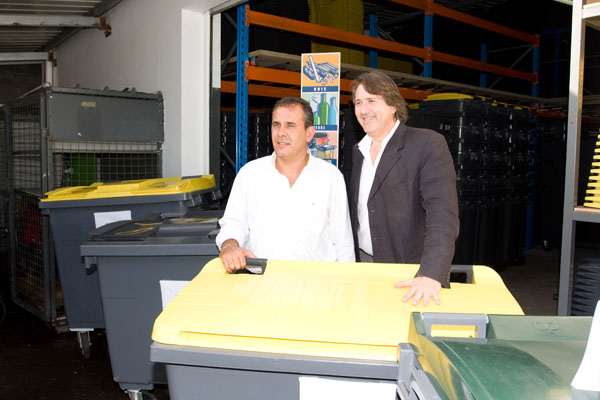 Frédéric Senamaud, directeur de Plastic Omnium, et Michel Kempinski, président de Plastic Omnium