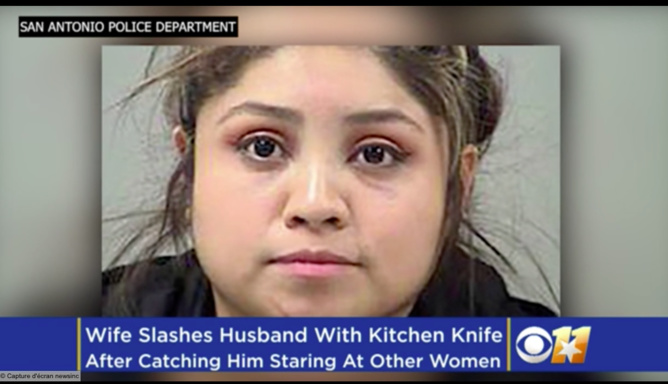 Accusée d'avoir poignardé son mari qui regardait d'autres femmes Accusée d'avoir poignardé son mari qui regardait d'autres femmes