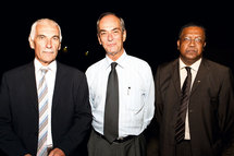 Davy Sicard, Jean Louis Lagourgue et Jocelyn Trules