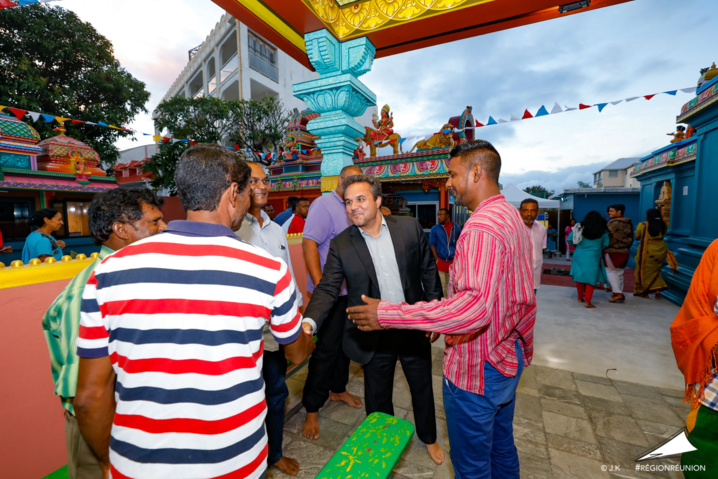 Le Président de région Didier ROBERT en visite au temple du Chaudron Le Président de région Didier ROBERT en visite au temple du Chaudron