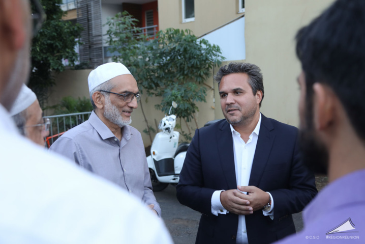 Le Président de Région Didier ROBERT a rencontré le Président de la Mosquée Mr Iqbal INGAR