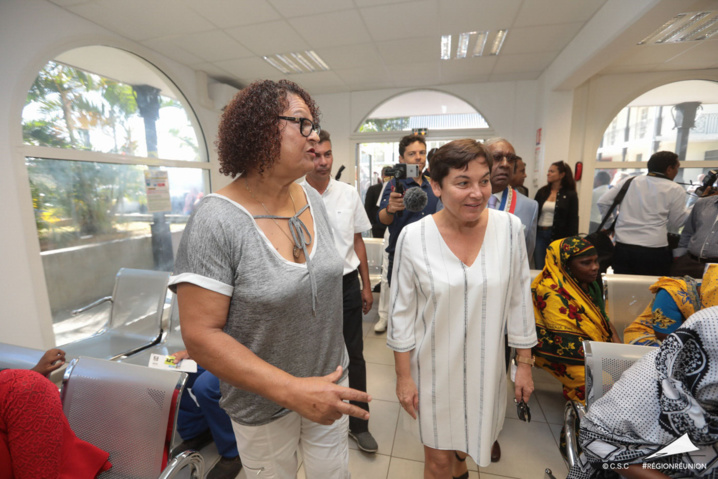 Annick Girardin, Ministre des Outre-Mer en visite à l’île de la Réunion Annick Girardin, Ministre des Outre-Mer en visite à l’île de la Réunion
