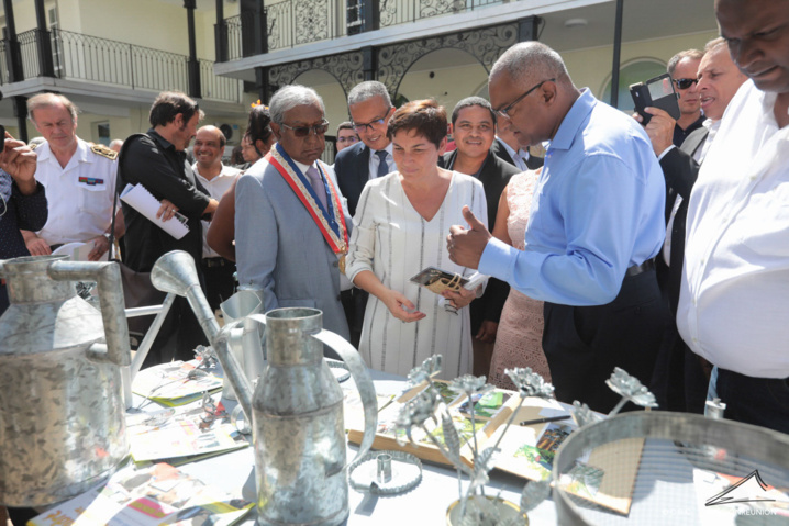 Annick Girardin, Ministre des Outre-Mer en visite à l’île de la Réunion Annick Girardin, Ministre des Outre-Mer en visite à l’île de la Réunion