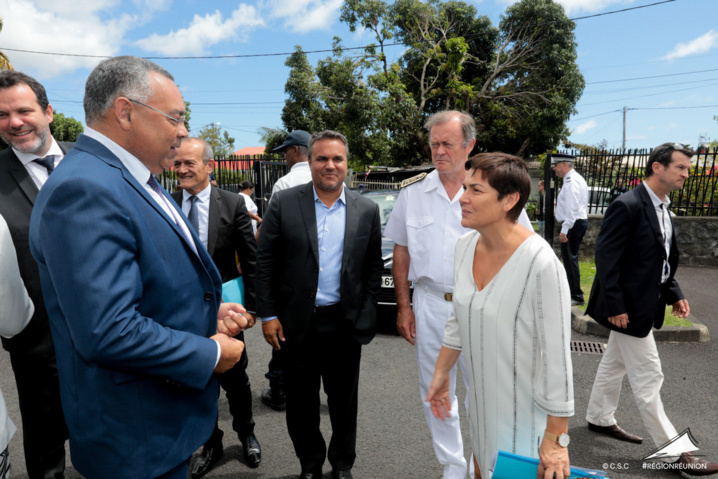 Annick Girardin, Ministre des Outre-Mer en visite à l’île de la Réunion Annick Girardin, Ministre des Outre-Mer en visite à l’île de la Réunion