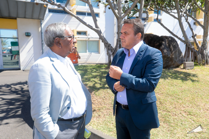 Visite du chantier d’extension et de modernisation du CHU Sud Réunion Visite du chantier d’extension et de modernisation du CHU Sud Réunion