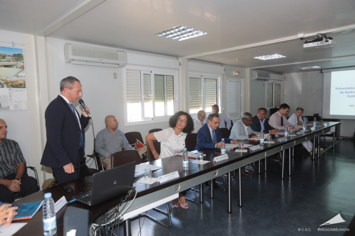 Visite du chantier d’extension et de modernisation du CHU Sud Réunion Visite du chantier d’extension et de modernisation du CHU Sud Réunion