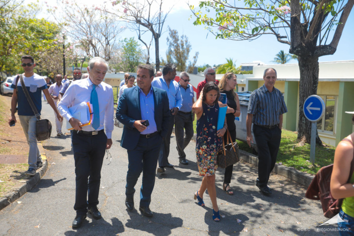 Visite du chantier d’extension et de modernisation du CHU Sud Réunion Visite du chantier d’extension et de modernisation du CHU Sud Réunion