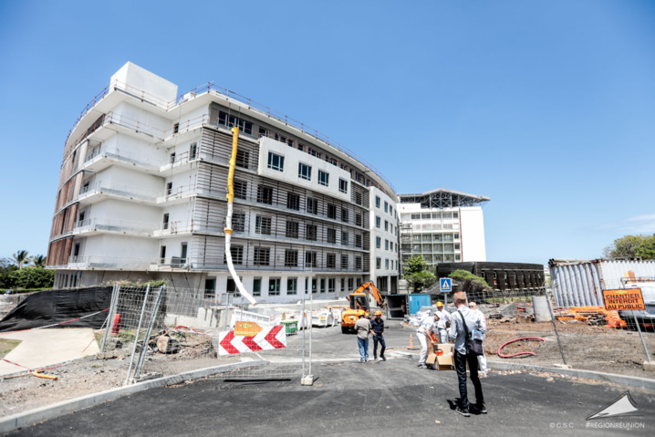 Visite du chantier d’extension et de modernisation du CHU Sud Réunion Visite du chantier d’extension et de modernisation du CHU Sud Réunion